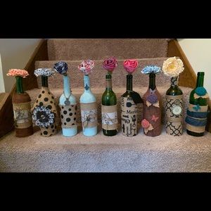 9 of Handcrafted Wine bottle decor for home